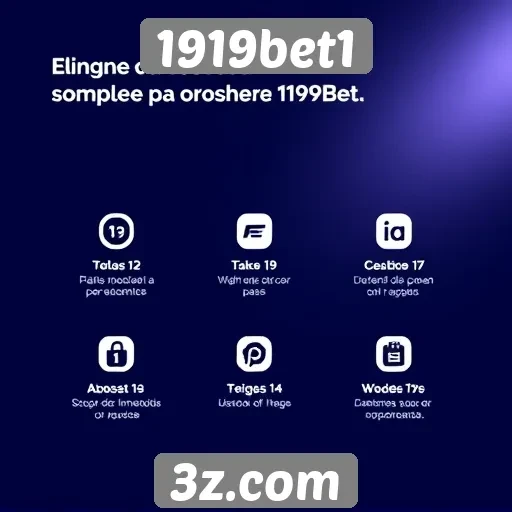 Funcionalidades destacadas da plataforma 1919bet1