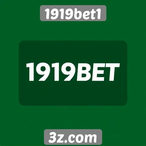 Interface e usabilidade do site 1919bet1