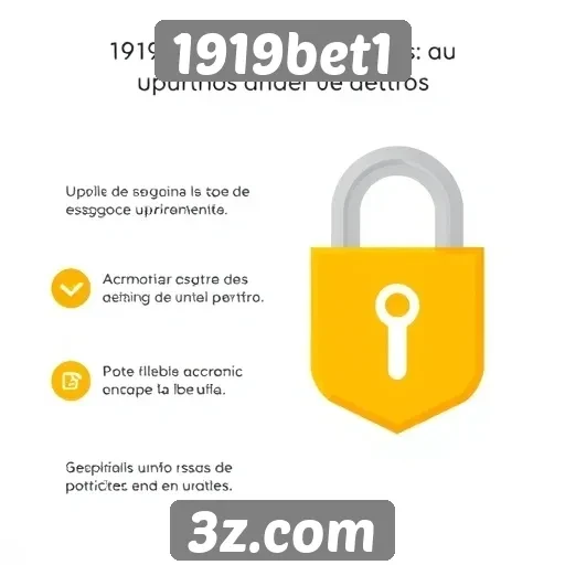 Aspectos de segurança e privacidade em 1919bet1